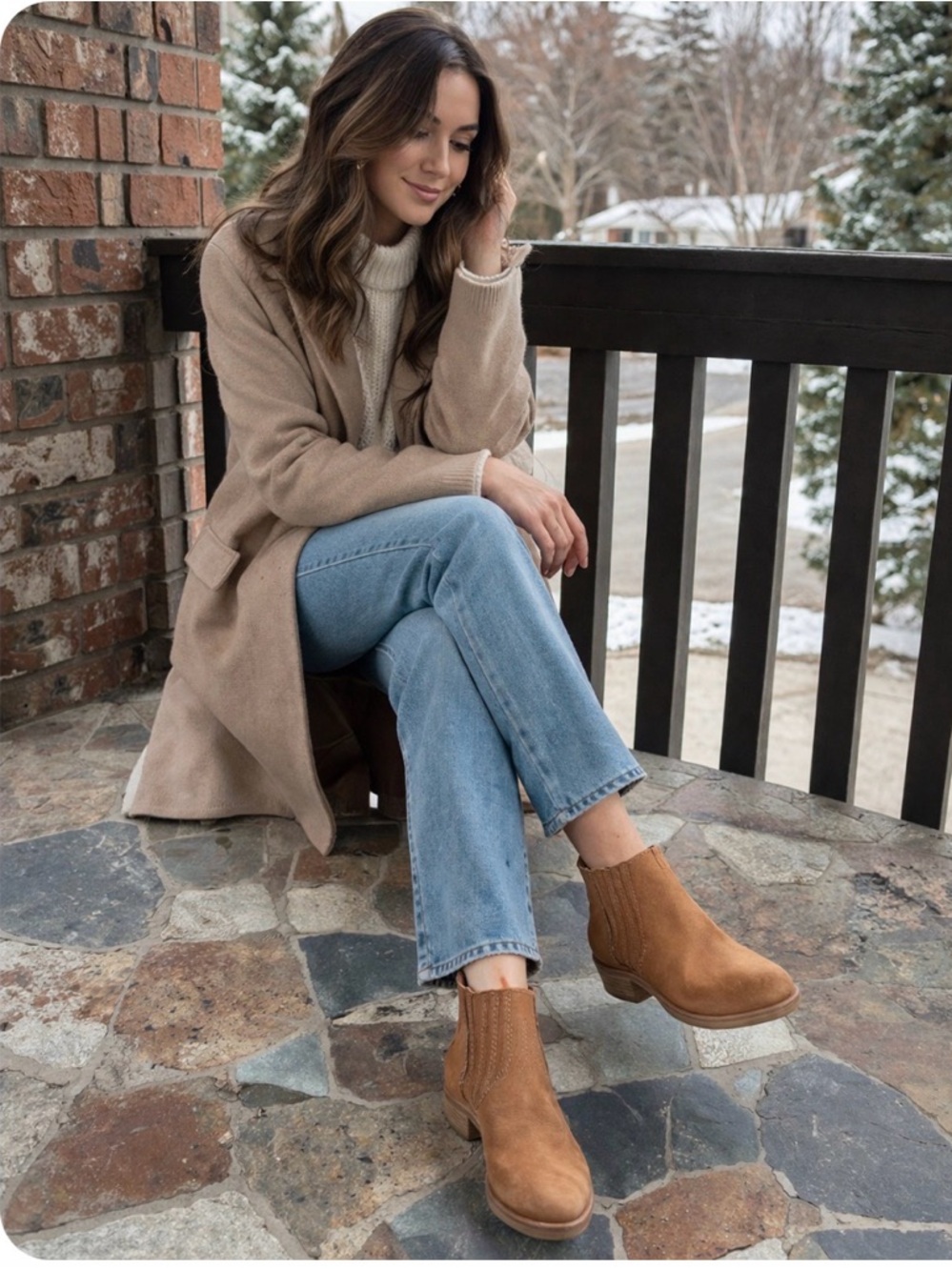 Dolce vita towne Classic Tan Suede Chelsea Boots size 9 B